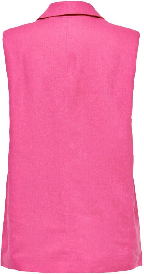 Only Gilet , Roze, Dames