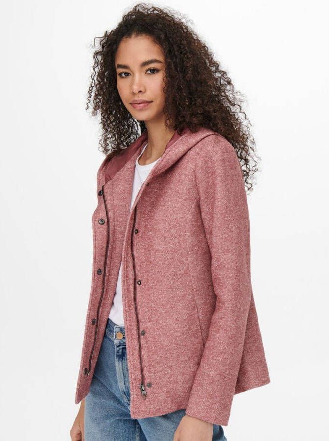 Only Jas korte capuchon