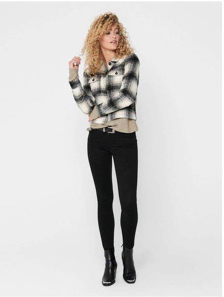 Only Overhemdjasje ONLLOU SHORT CHECK JACKET