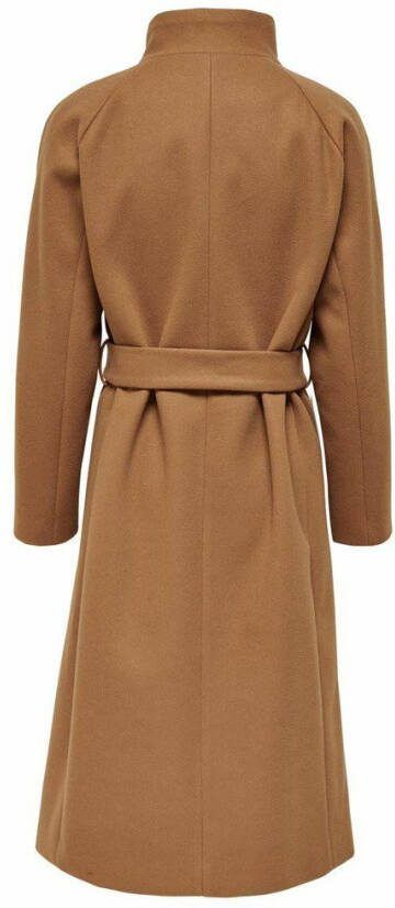 ONLY coat ONLEMMA met ceintuur bruin