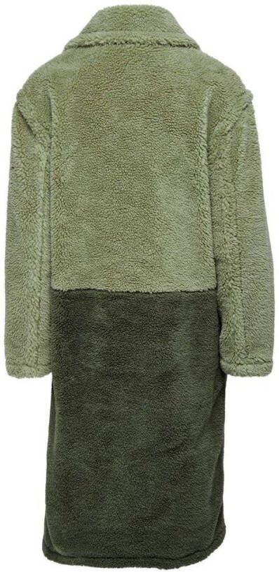 Only Lange jas teddy blok