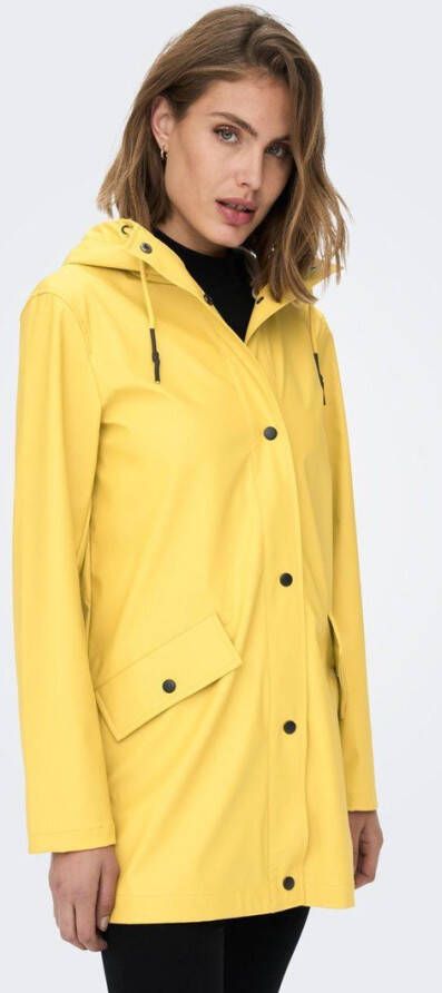 Only Regenjas effen gekleurde