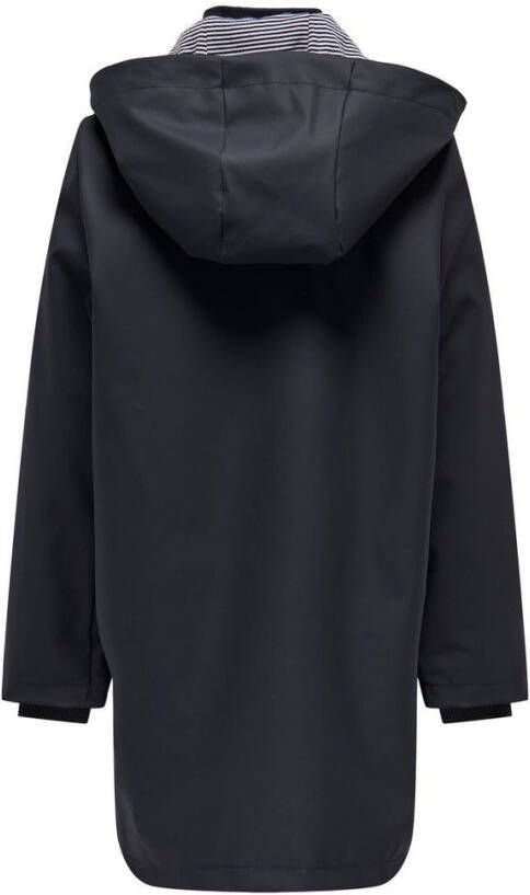 Only Konstationa hooded rain coat cp otw