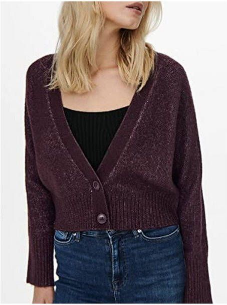 Only Gebreid vest short