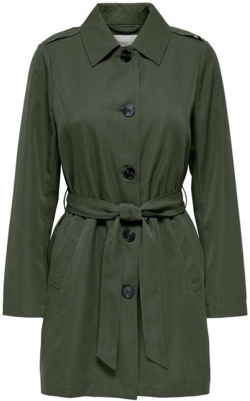 Only Trenchcoat korte riem