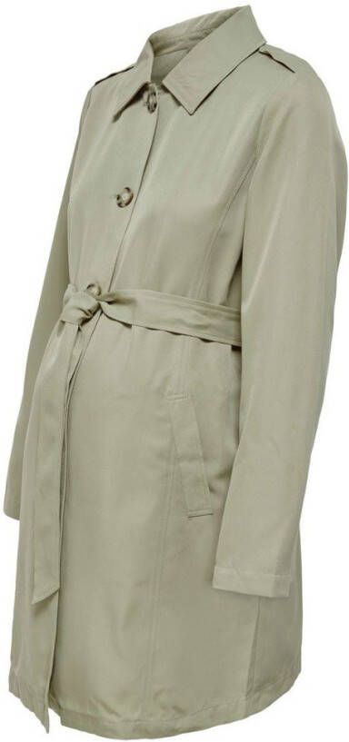 Only Trenchcoat mama effen gekleurd