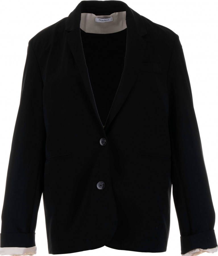 Penn&Ink N.Y Blazer S22N1146 , Zwart, Dames
