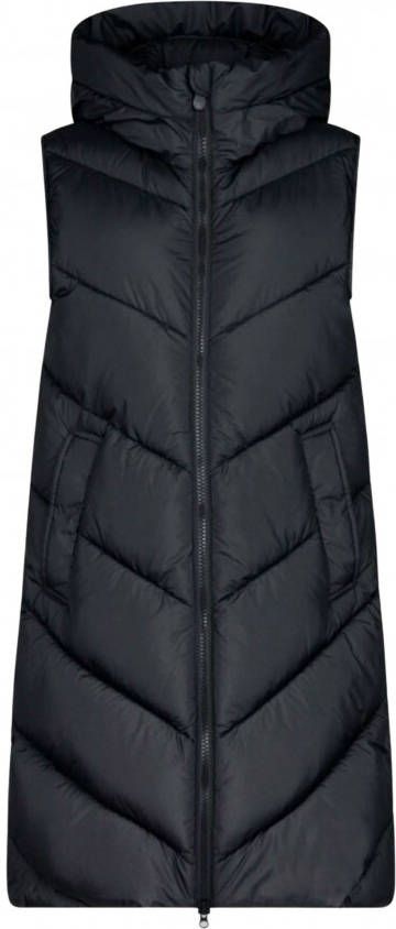 Save the Duck Juliet longline gewatteerde bodywarmer met capuchon