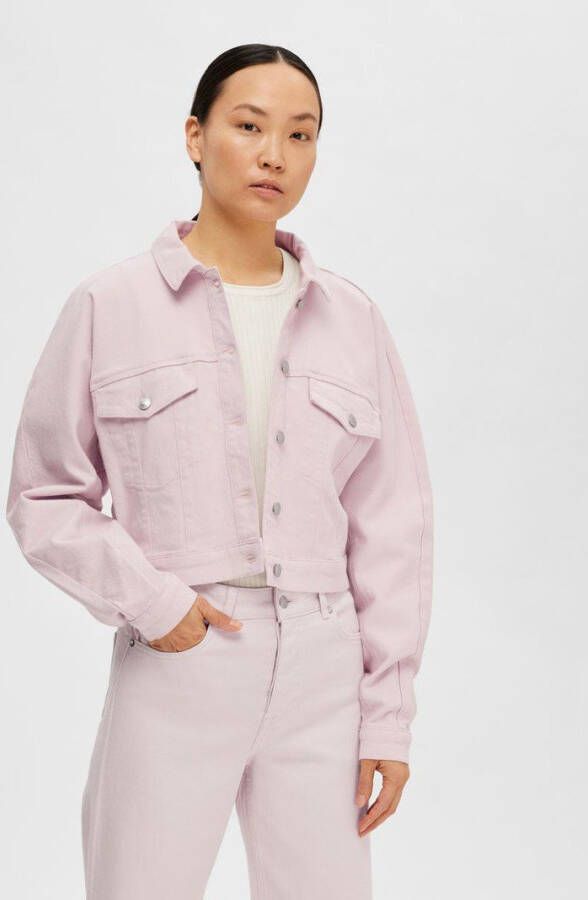 Selected Femme Spijkerjas cropped