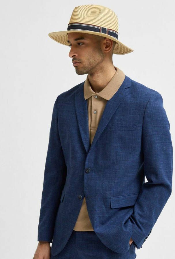 Selected Homme Oasis slim fit colbert in wolblend met klepzakken