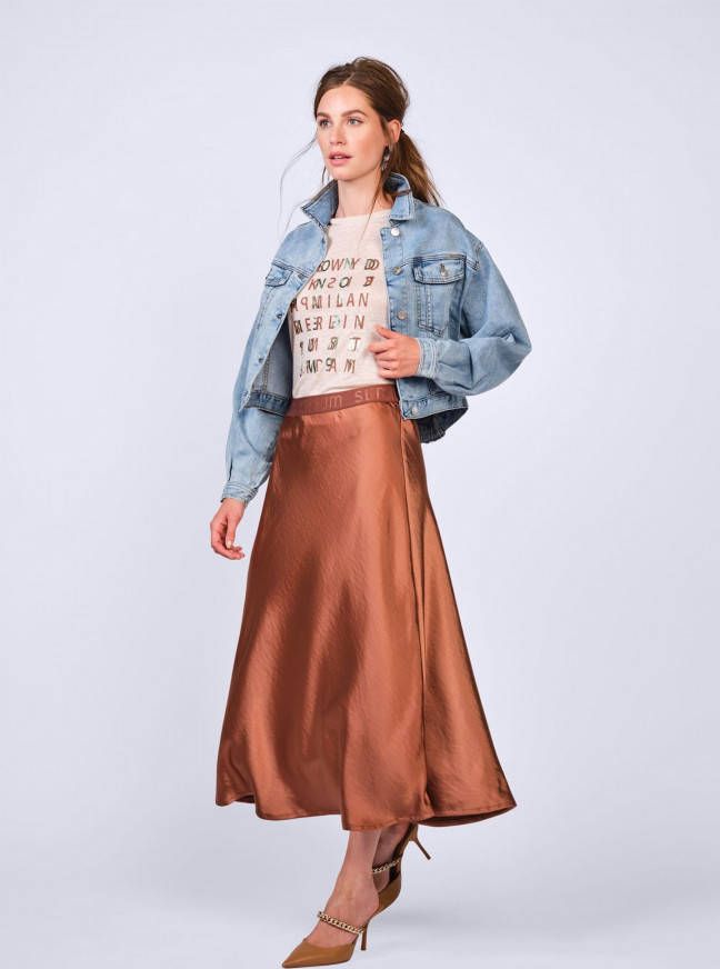 Summum 1s1059 5081 puff sleeve denim jacket light weight organic cotton