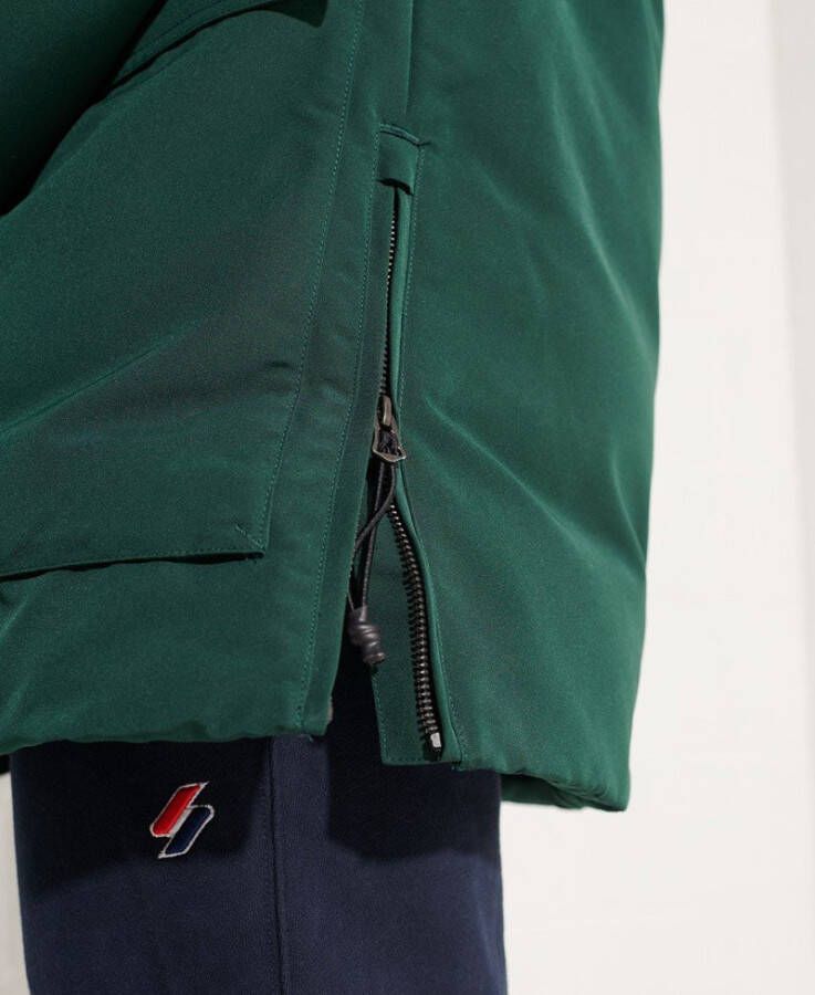 Superdry Code everest winterjas parka enamel green(m5011193a 27e )