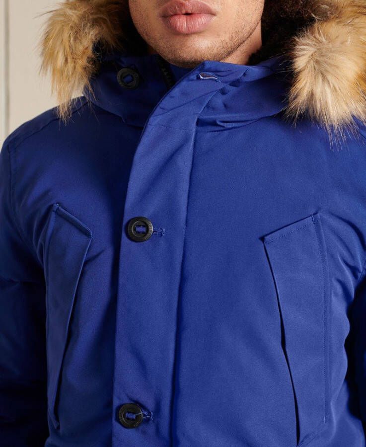 Superdry Winterjas everest parka cobalt(m5011192a fdg )