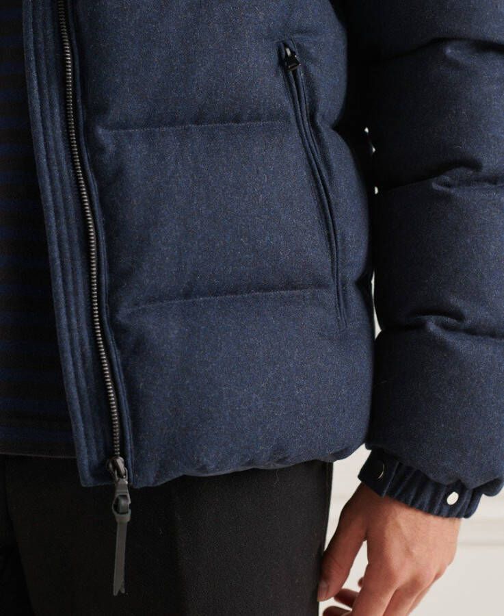 Superdry Winterjas studios alpine down jacket wool(m5011187a 6fk )