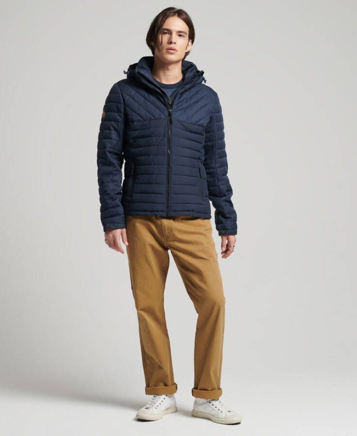 Superdry Winterjas met Capuchon Tweed Mix Fuji (M5010338A Rbk)