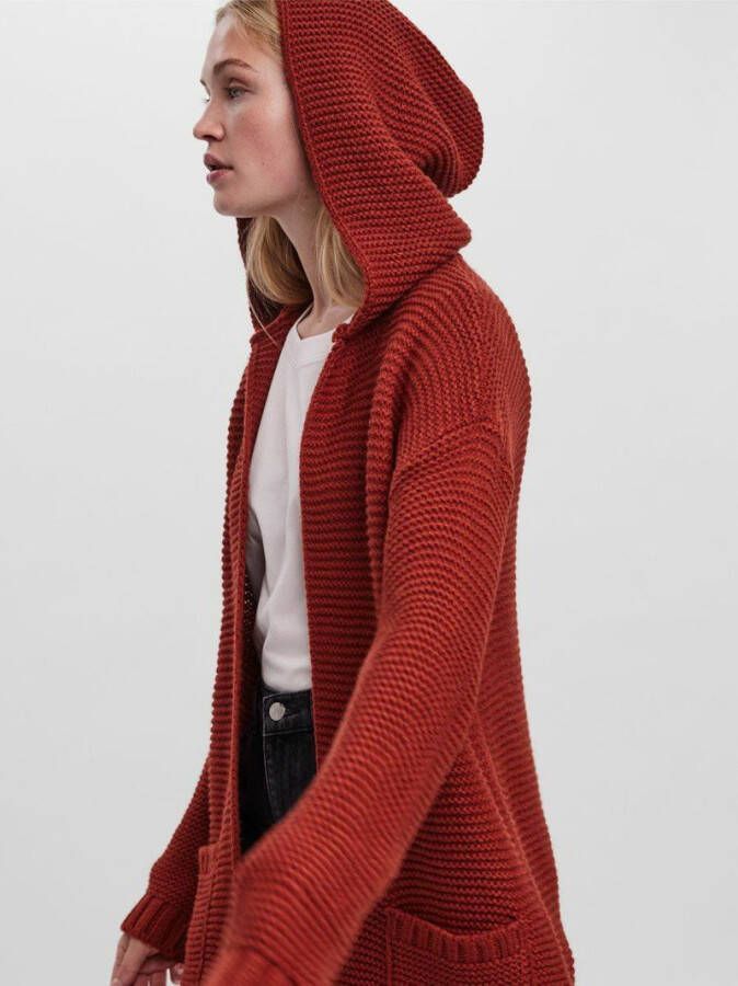 Vero Moda Gebreid vest capuchon