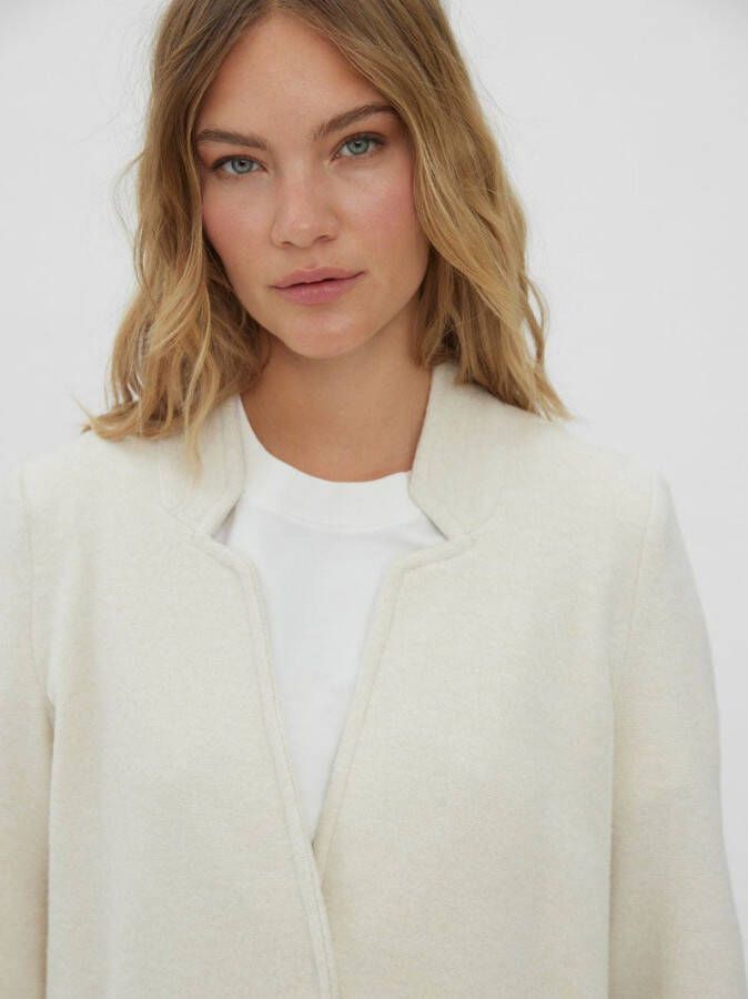 Vero Moda Brushed Katrine Jacket Jakke , Wit, Dames