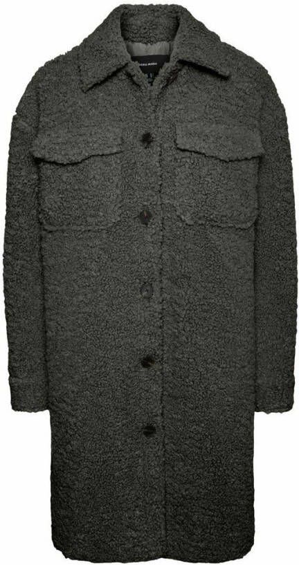 Vero Moda Jas lange teddy