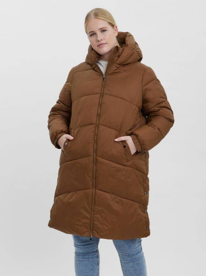 Vero Moda Lange jas gewatteerd