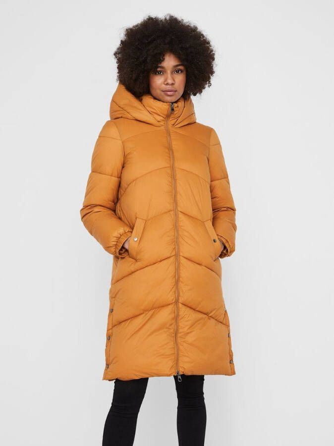 Vero Moda Lange jas gewatteerde