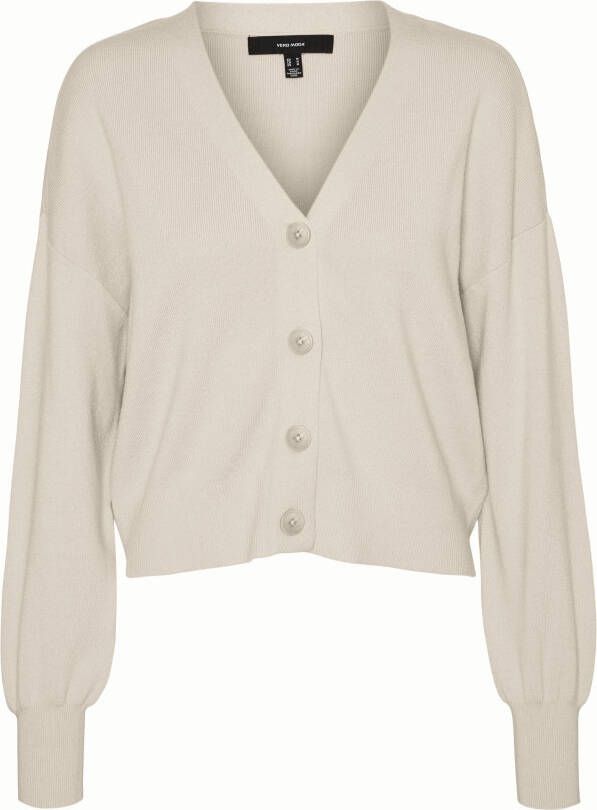 Vero Moda Vmnancy ls v neck short cardigan ga