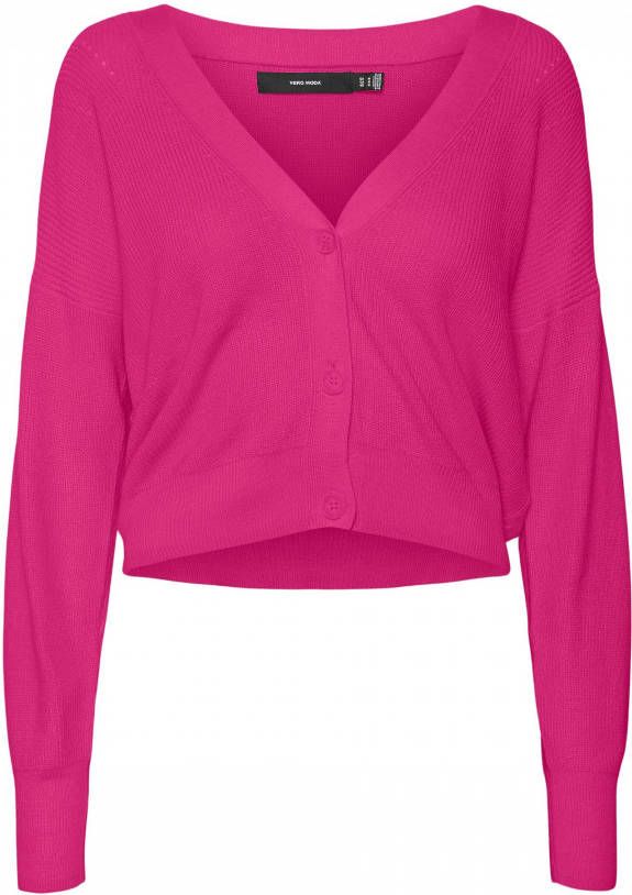 Vero Moda Vmnewlexsun ls short v neck card ga