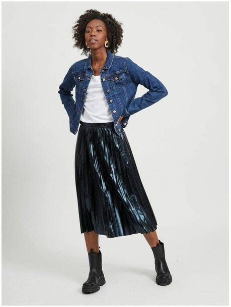 Vila Vishow Denim Jacket V.mbd mørkeblå