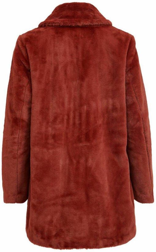 Vila Lange jas faux fur