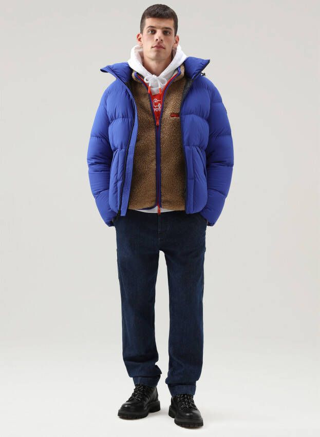 Woolrich Paarse mannen, Kledingjack Cfwoou0611Mrut3107 22 , Paars, Heren