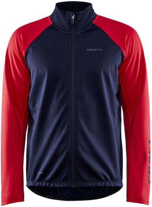 Craft Core SubZ Softshell Fietsjas Donkerrood/Donkerblauw