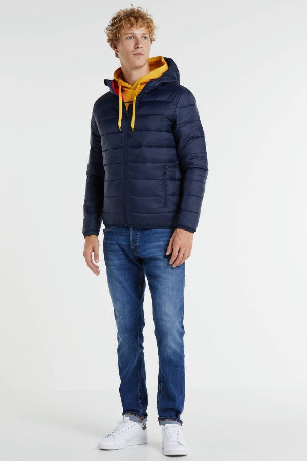 JACK & JONES ESSENTIALS jack JJEMAGIC donkerblauw/rood