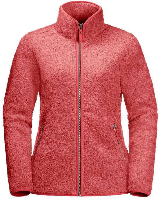 Jack Wolfskin High Cloud Fleece Jacket Dames Rood