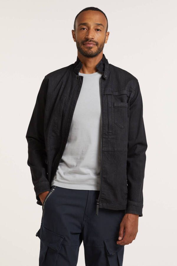 PME Legend denim overshirt XV 999 black