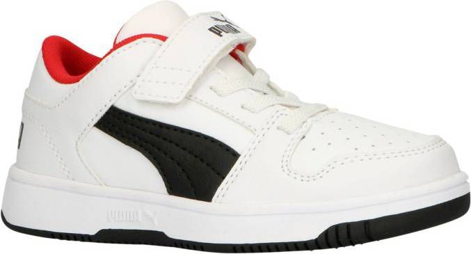 Puma Rebound Layup Lo SL V PS sneakers wit/zwart/rood