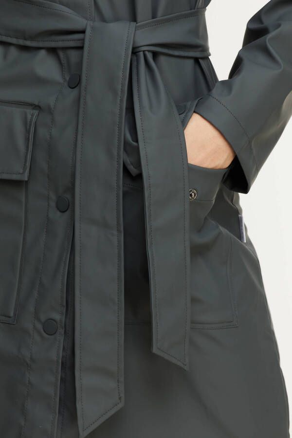 Rains Regenjassen Belt Jacket Grijs