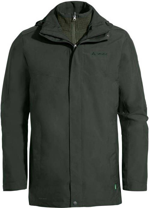 Vaude Idris III 3 in 1 Parka Donkergroen