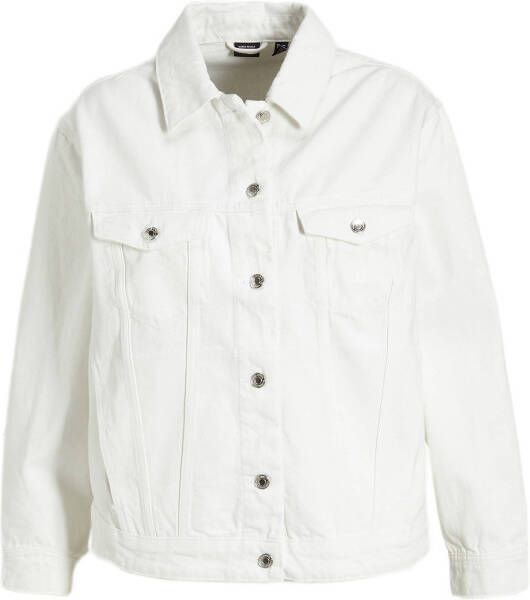 VERO MODA CURVE spijkerjasje VMKATRINA wit