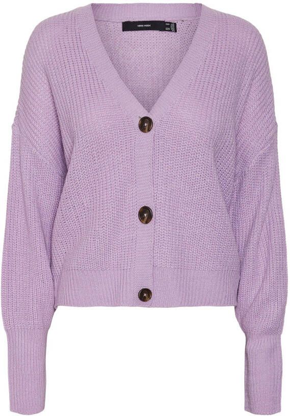 Vero Moda 10249632 Cardigan , Paars, Dames