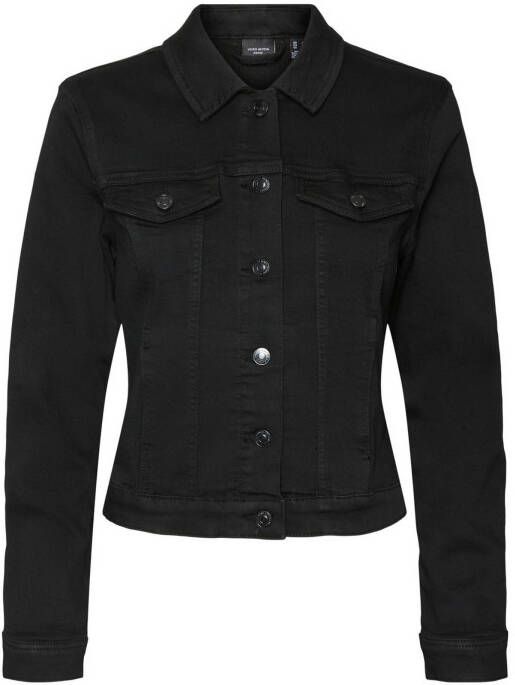 VERO MODA spijkerjasje VMTINE met biologisch katoen zwart