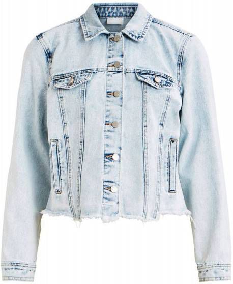 VILA spijkerjas stonewashed lichtblauw