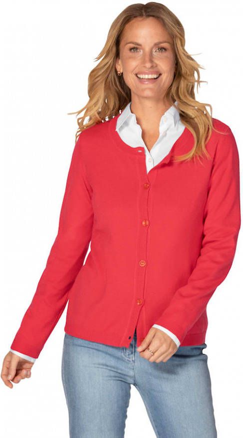 MONA Vest van TRAUMHAFT materiaal Koraal